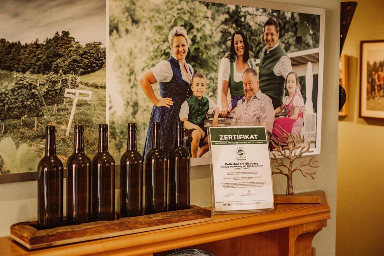 Вилла Weingut Kollerhof Am Eichberg Лойчах Экстерьер фото